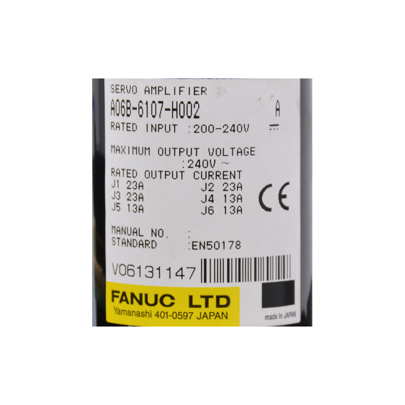 18 Years Factory Fanuc Spindle - Japan original fanuc servo amplifier A06B-6107-H002 – Weite detail pictures